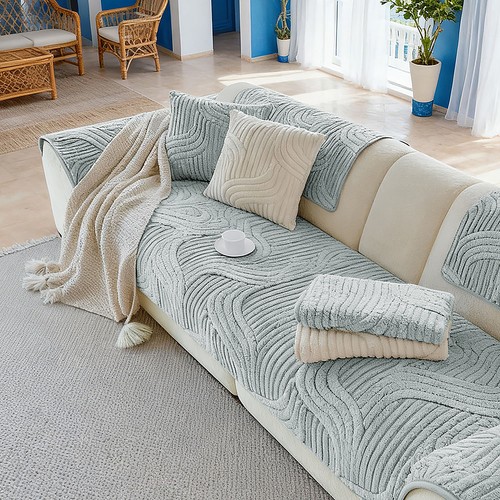 Plush sofa seat - sofa, soft