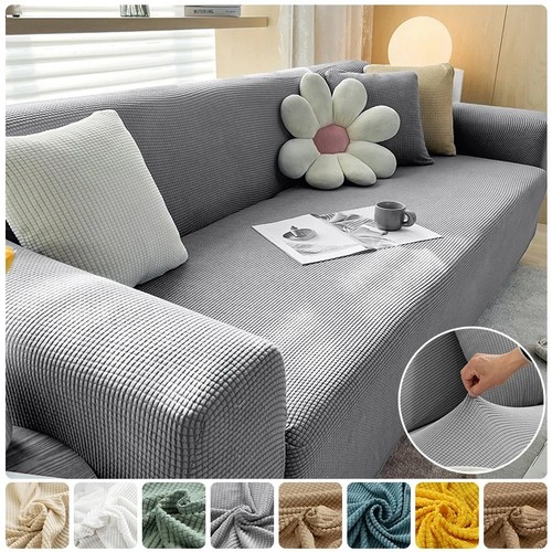 Jacquard stretch sofa - jacquard,