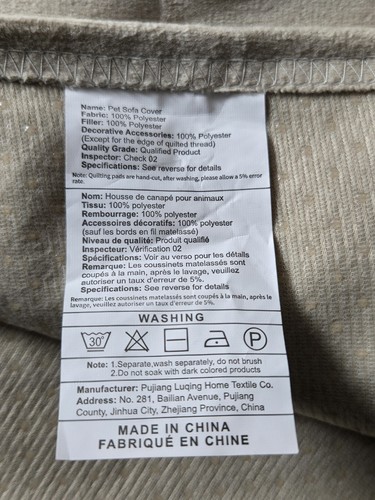 Seater sofa cover - cover, non