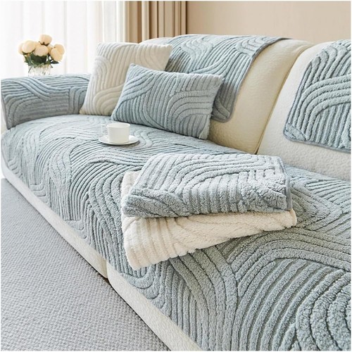 Thick plush sofa cover 4 - thick,