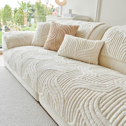 Thick plush sofa cover 4 - plush,