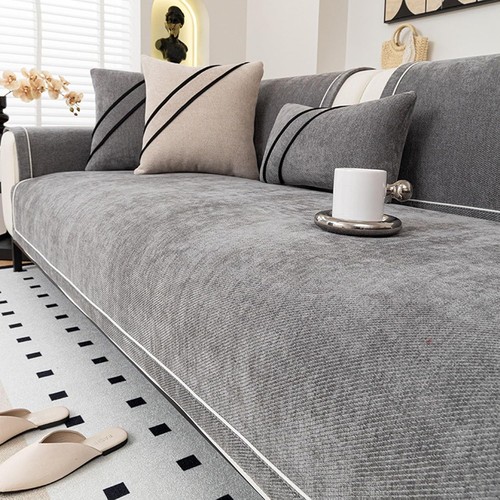 Heavy non slip chenille - non, sofa