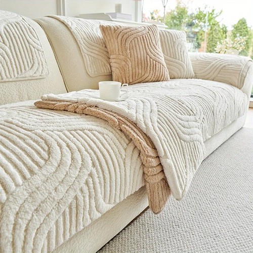 Thick plush sofa - plush, cover