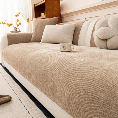 Heavy non slip chenille sofa - slip,