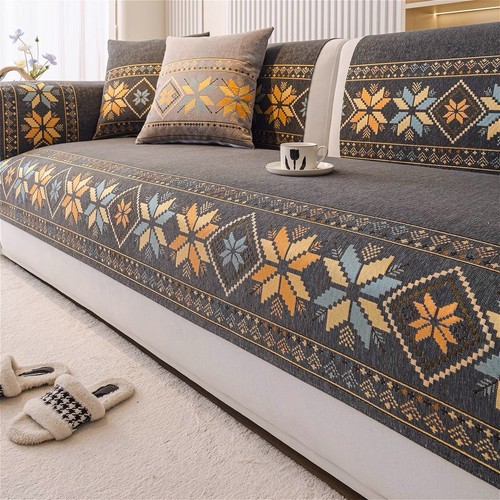 Bohemian chenille sofa - bohemian,
