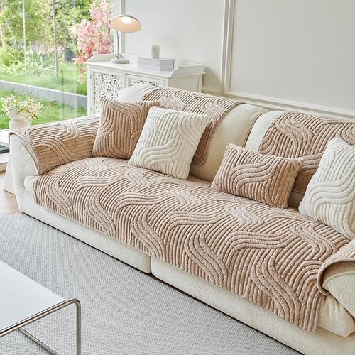 Plush sofa cover seater - plush,