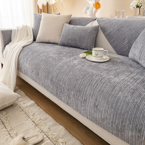 Minimalist chenille sofa cover - sofa,