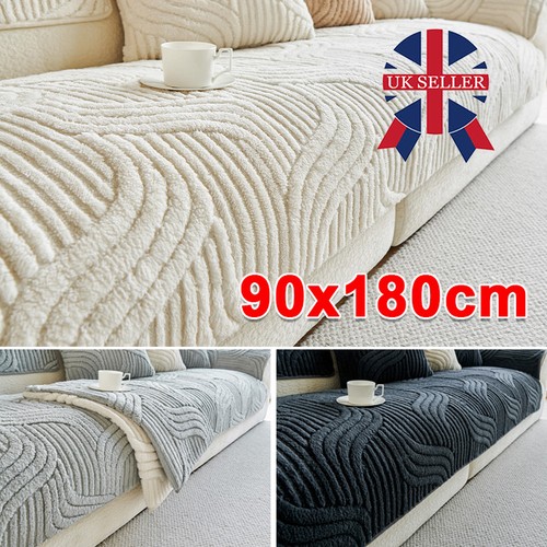 Thick plush sofa cover - thick,